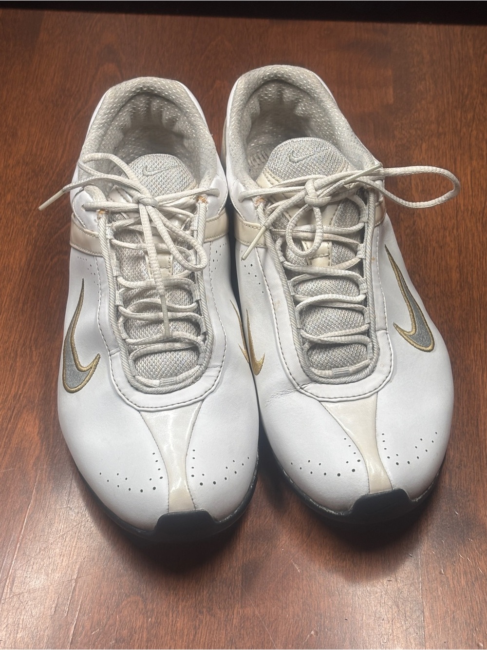 Vintage Y2K Nike Air Cardio III Leather Chunky Sneakers White